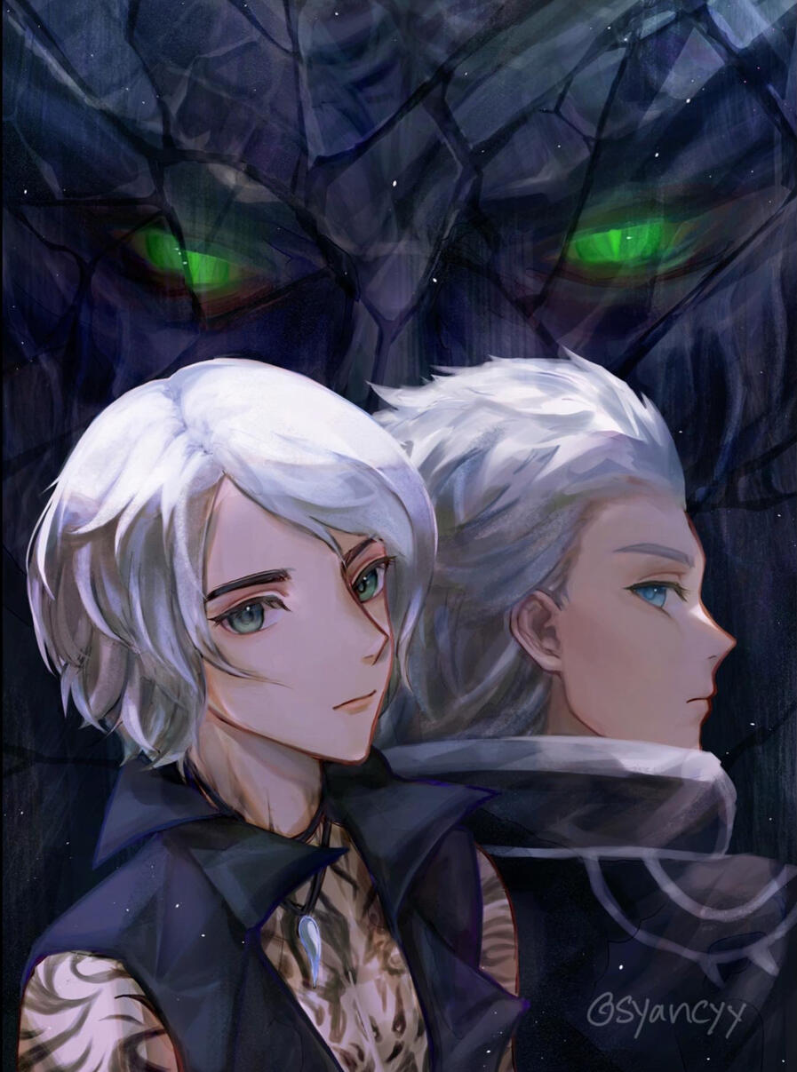 V &amp; Vergil | Devil May Cry 5