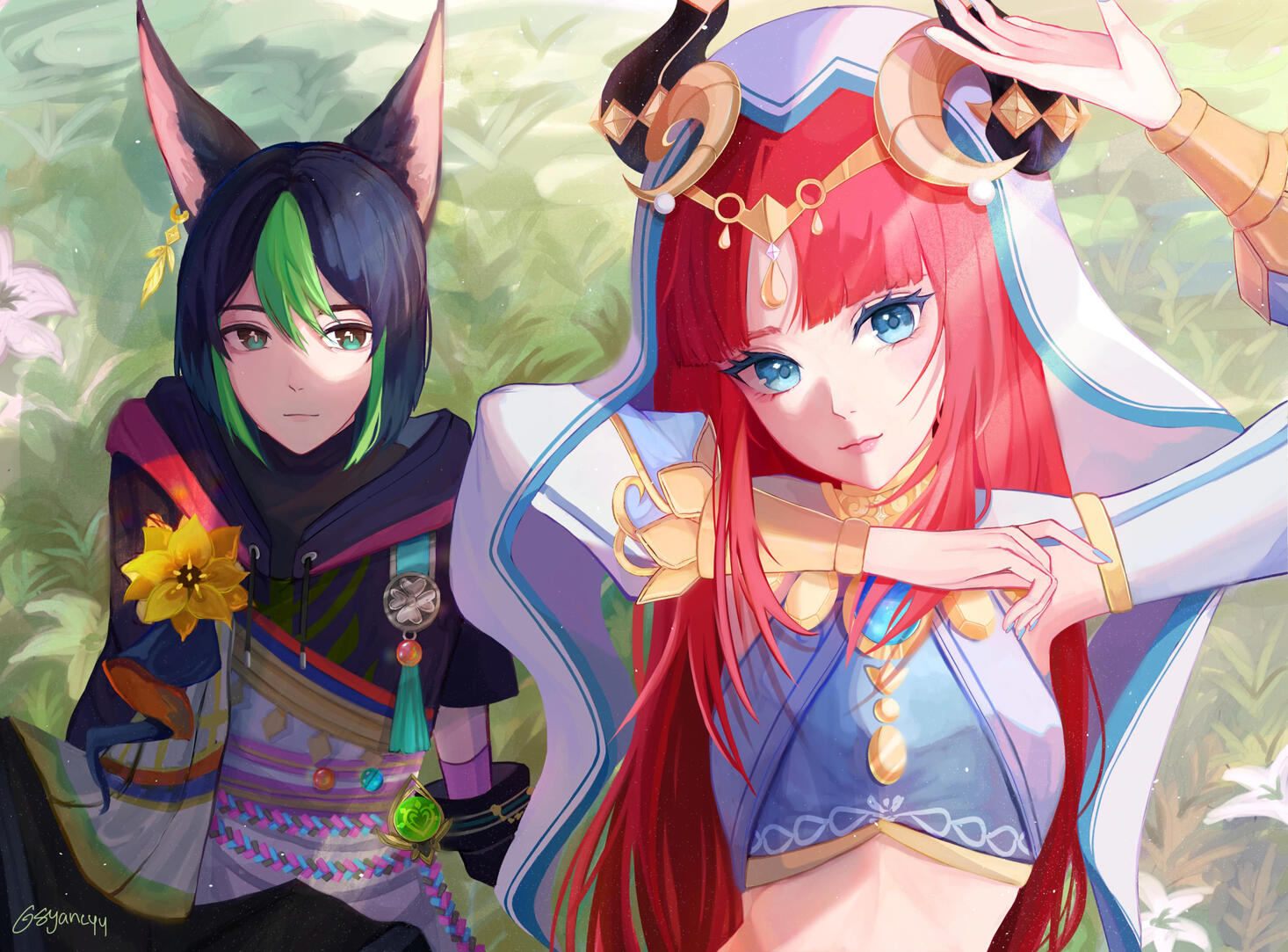 Nilou &amp; Tighnari | Genshin Impact